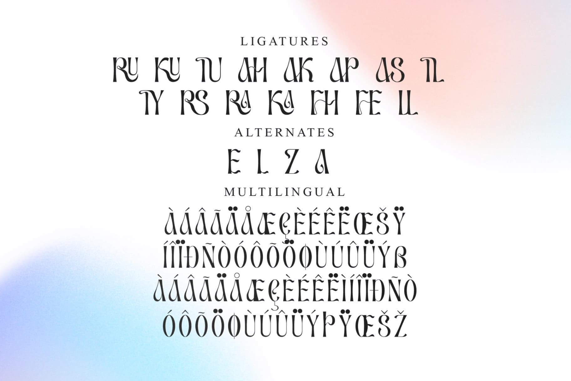 Preview 14 for Tupac Magrath - Display Serif Font
