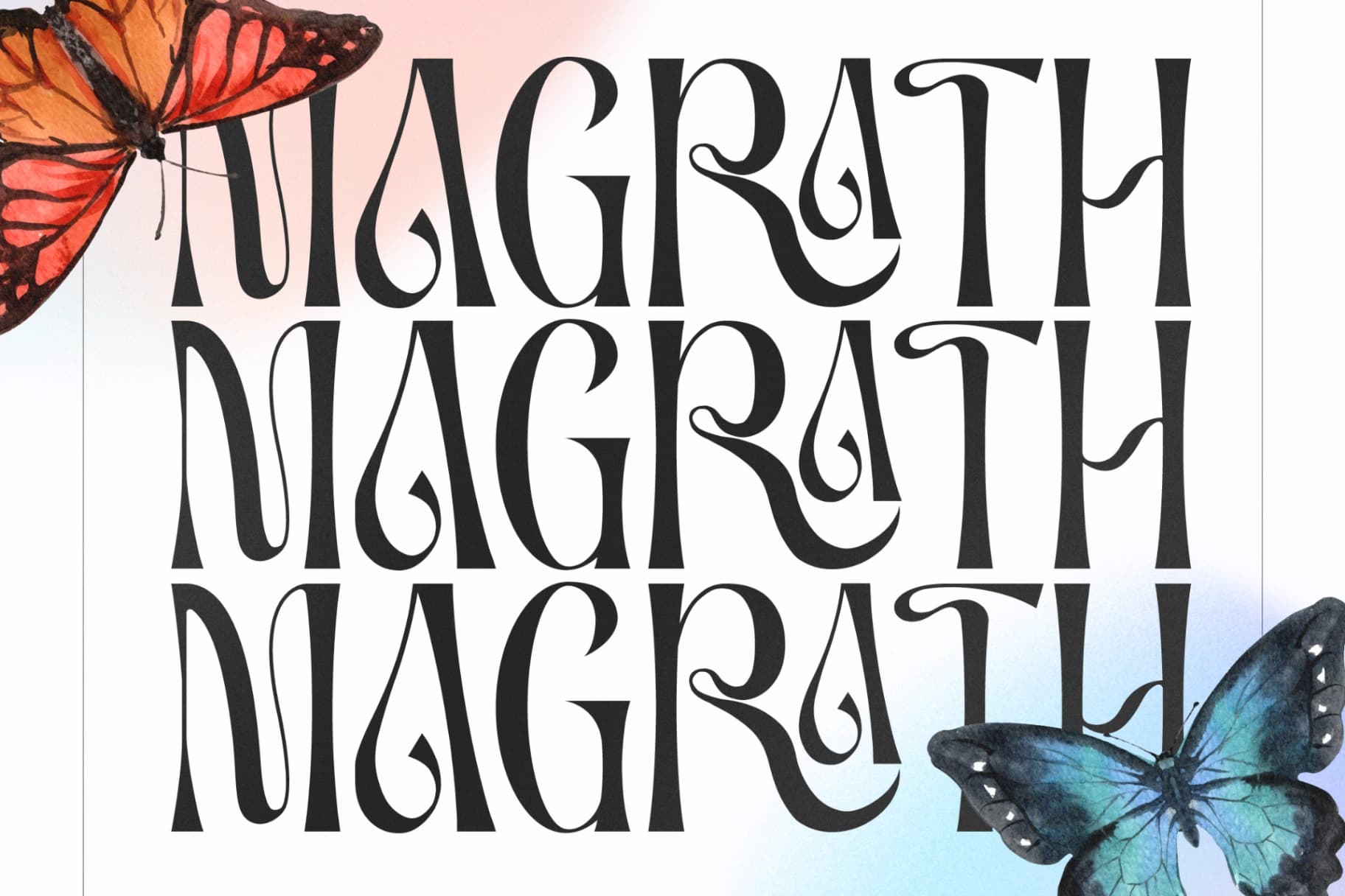 Preview 11 for Tupac Magrath - Display Serif Font