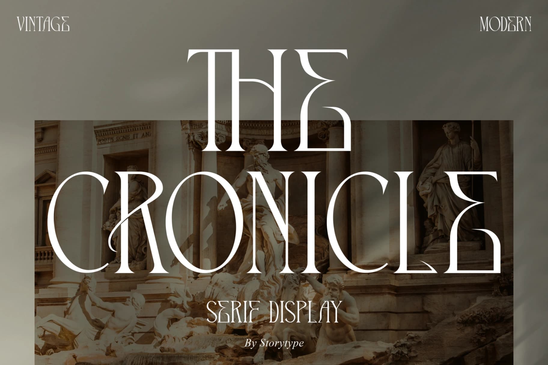 Preview of The Cronicle - Serif Display Font font