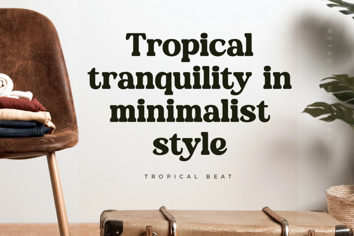 Daylist Beach – Retro Serif Font font preview 2