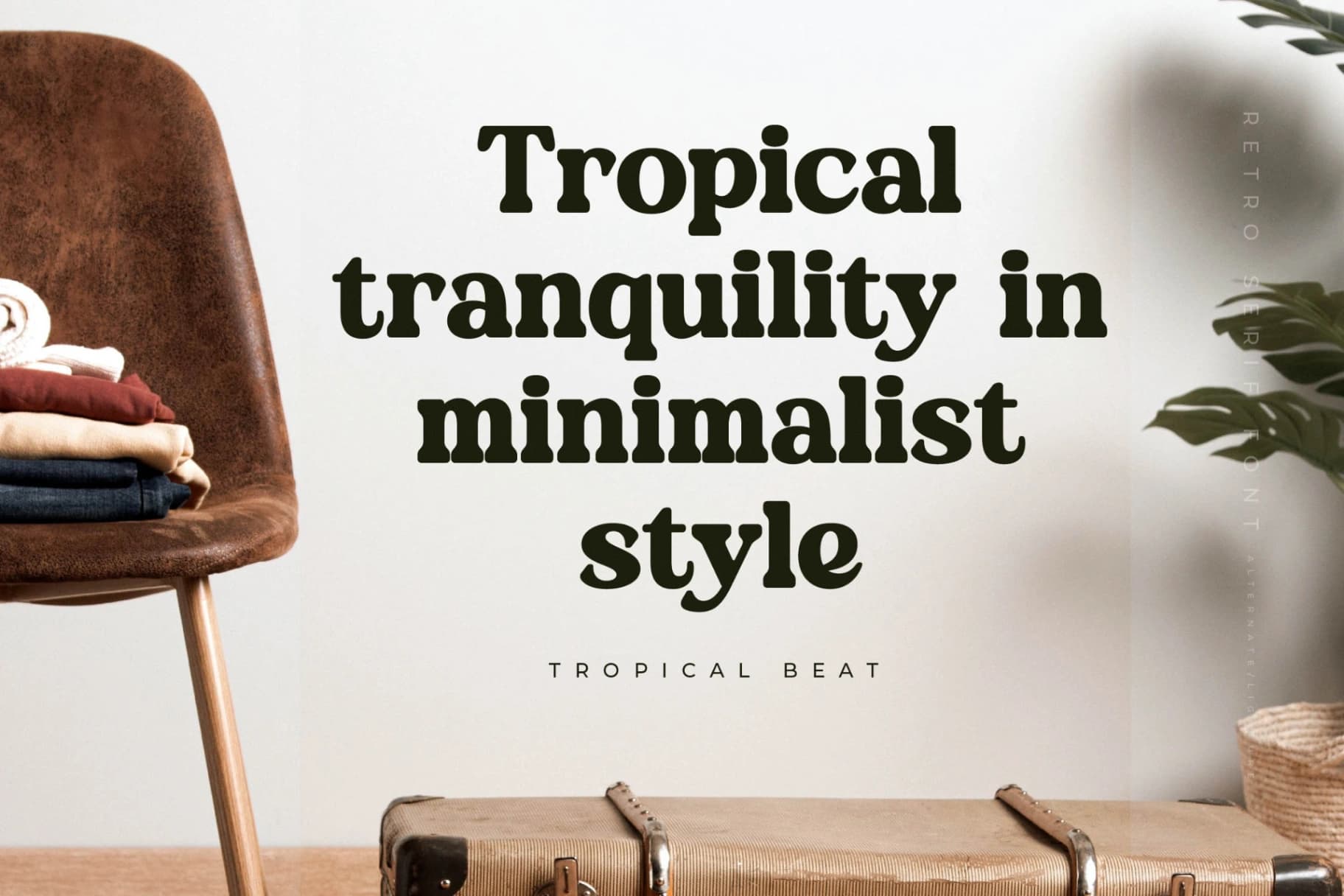 Preview 2 for Daylist Beach – Retro Serif Font
