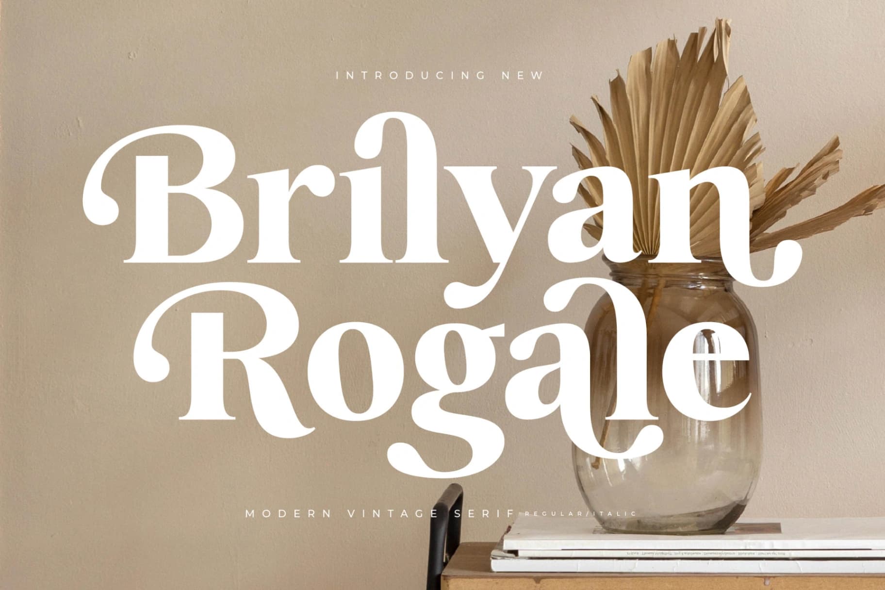 Preview of Brilyan Rogale – Modern Vintage Serif font