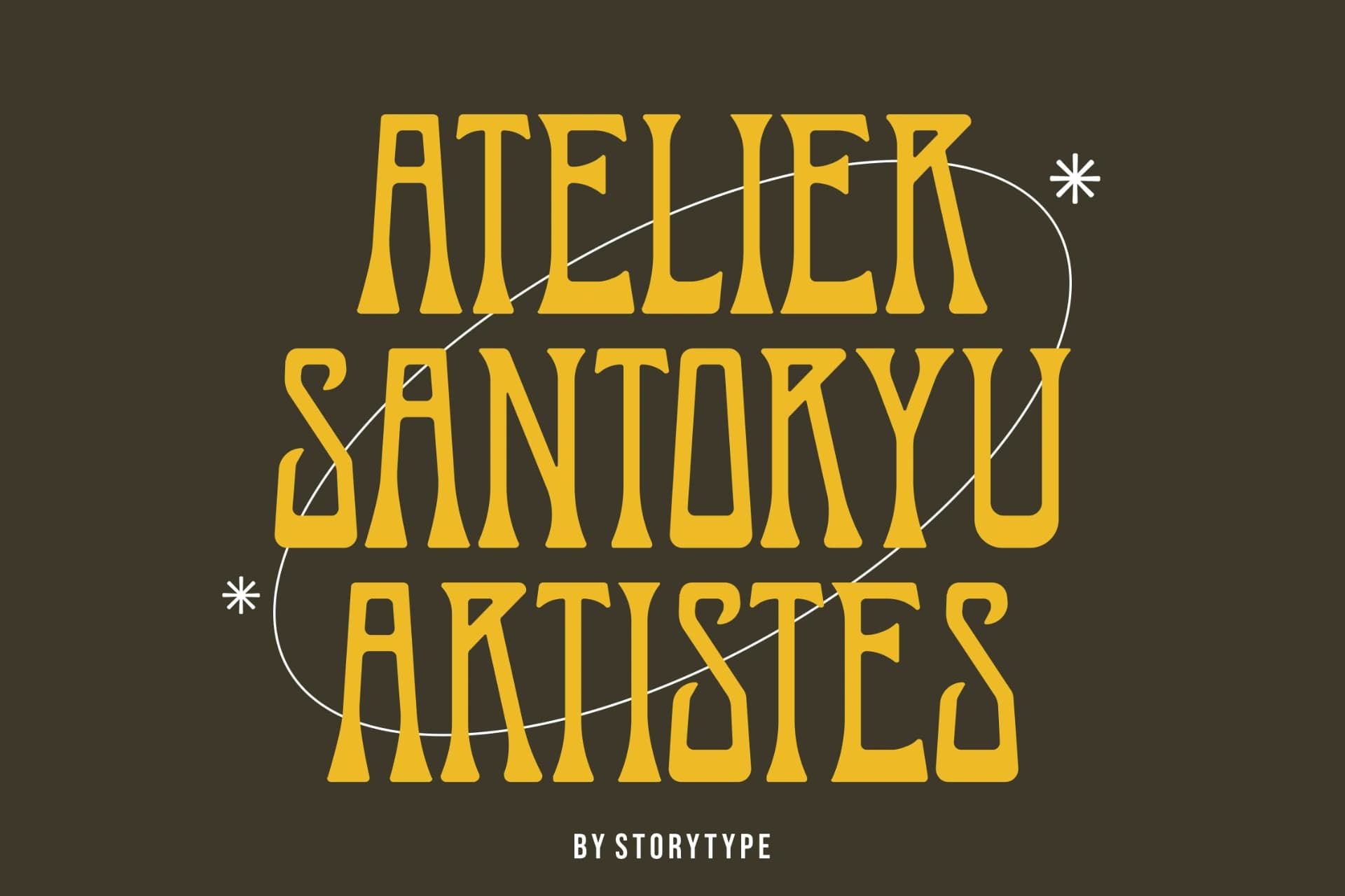 Preview 2 for Sagitarion - Display Typeface Font