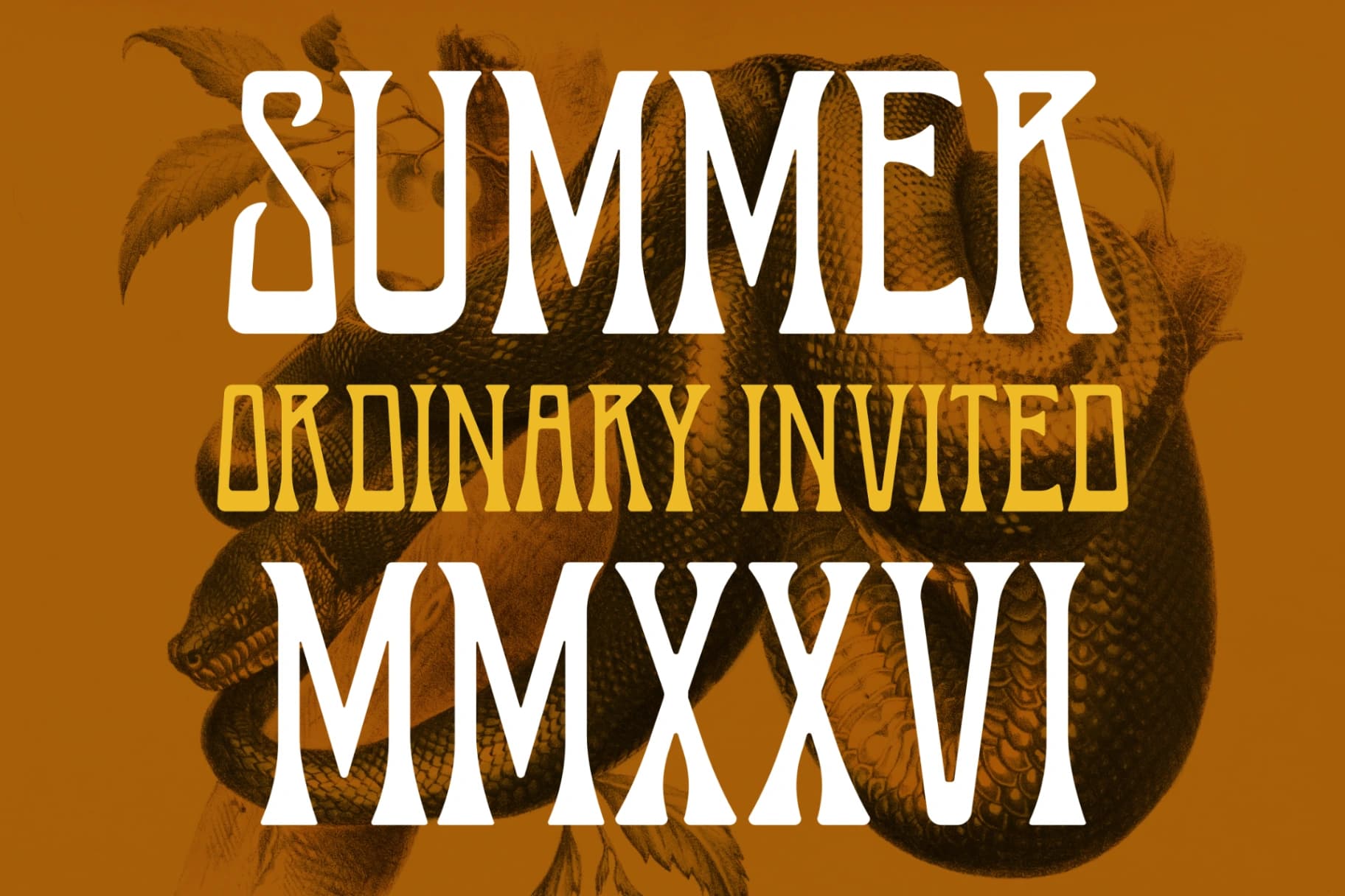 Preview 3 for Sagitarion - Display Typeface Font
