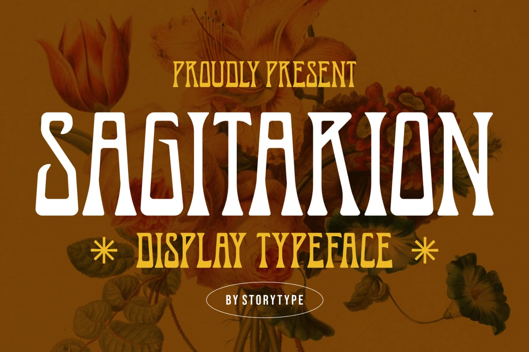 Preview of Sagitarion - Display Typeface Font font