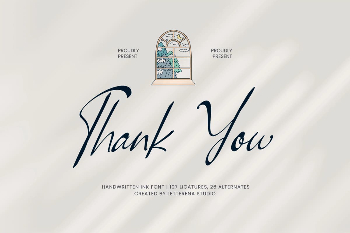 Preview 15 for Pamric Mevira – Handwritten Ink Font