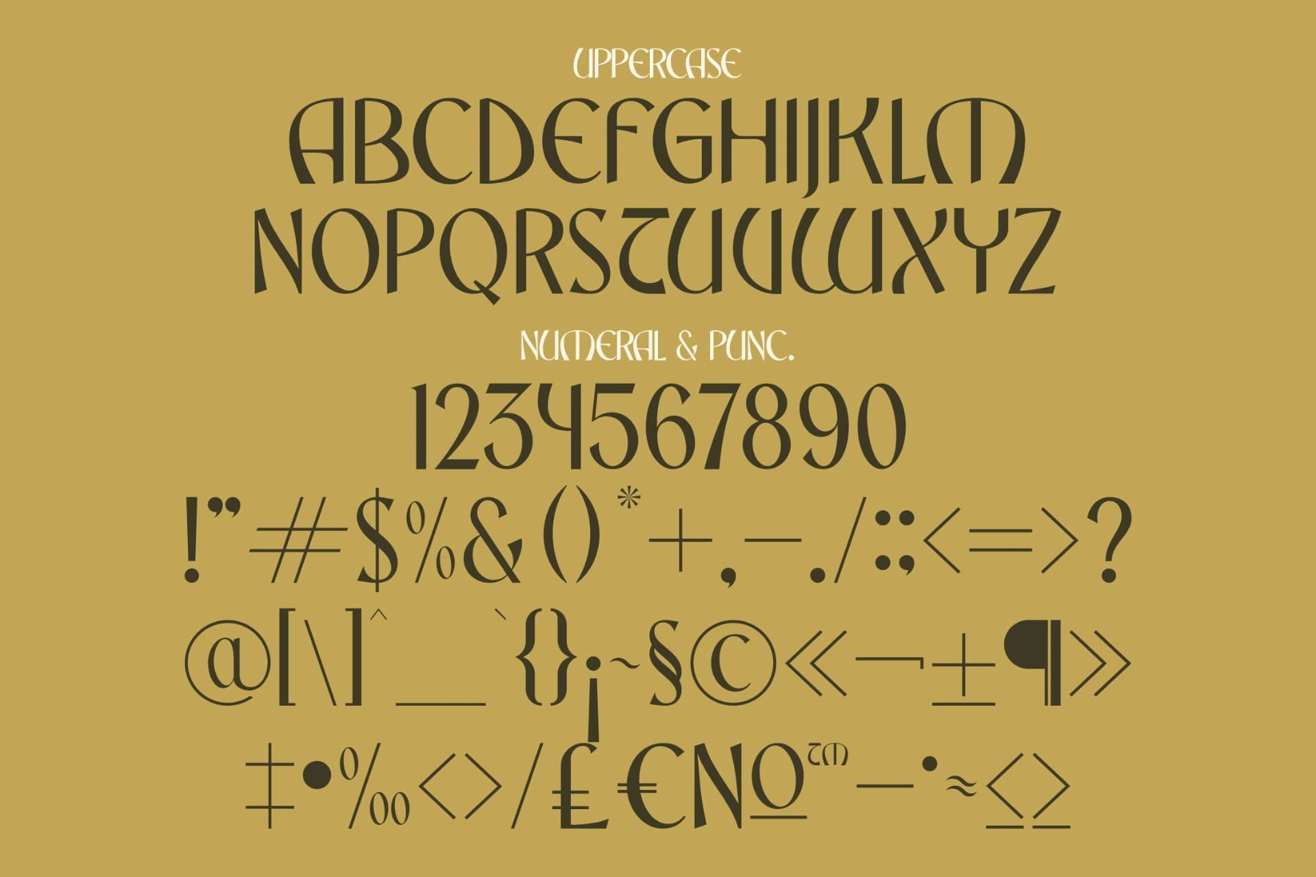 Preview 13 for Nooxer - Display Typeface Font