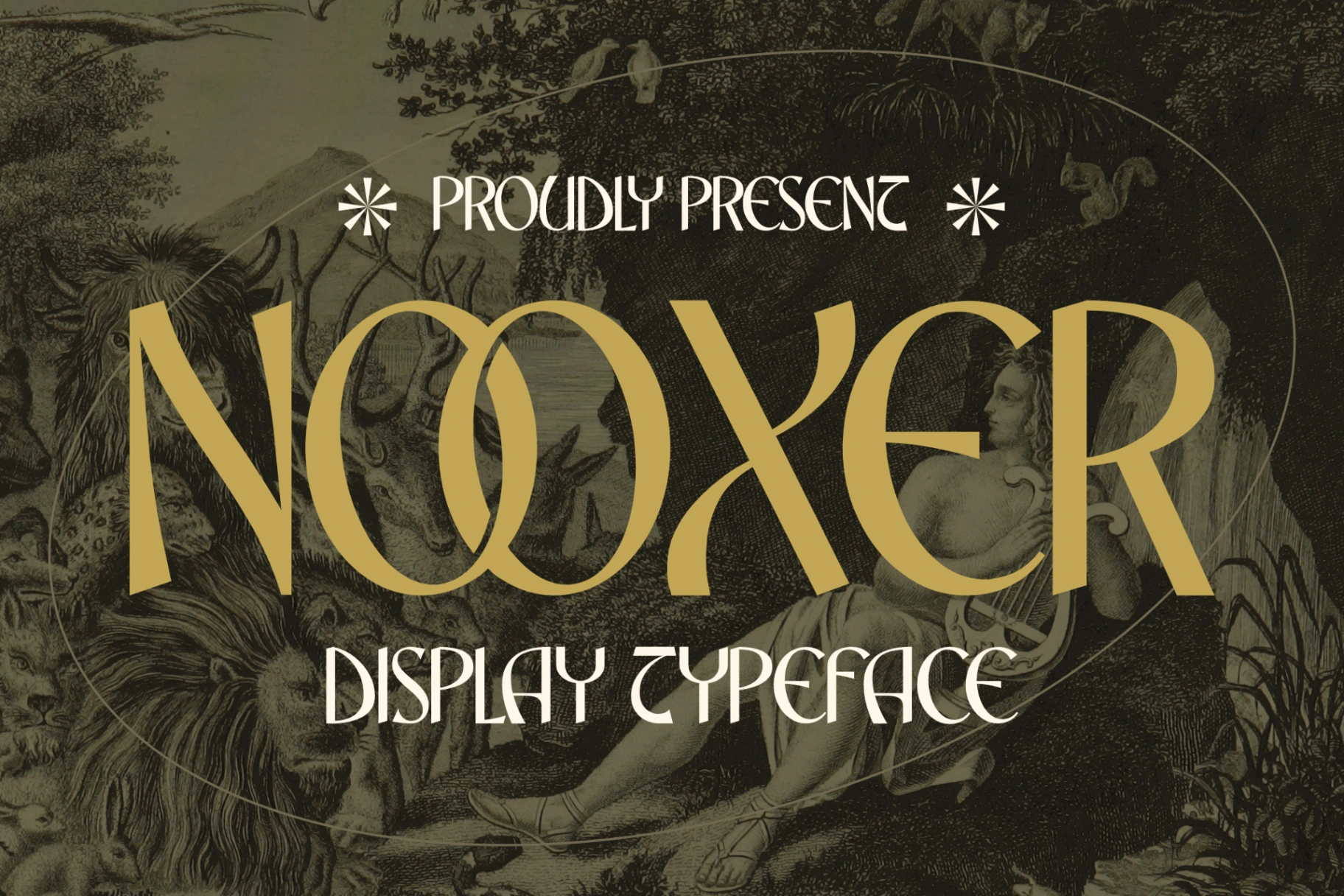 Preview of Nooxer - Display Typeface Font font