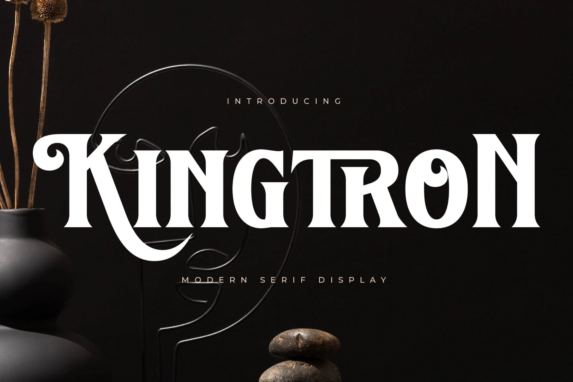 Preview of Kingtron – Modern Serif Display font