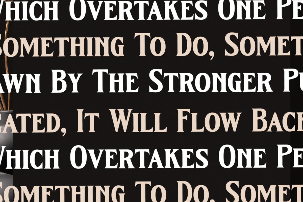 Kingtron – Modern Serif Display font preview 9