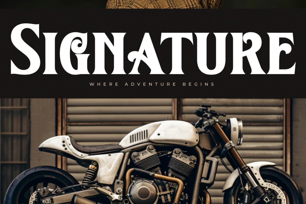 Kingtron – Modern Serif Display font preview 10