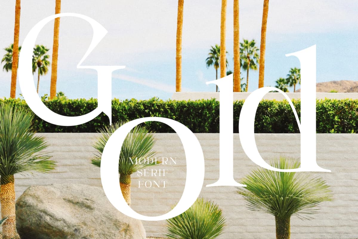 Gold & Song - Modern Serif Font font preview 9