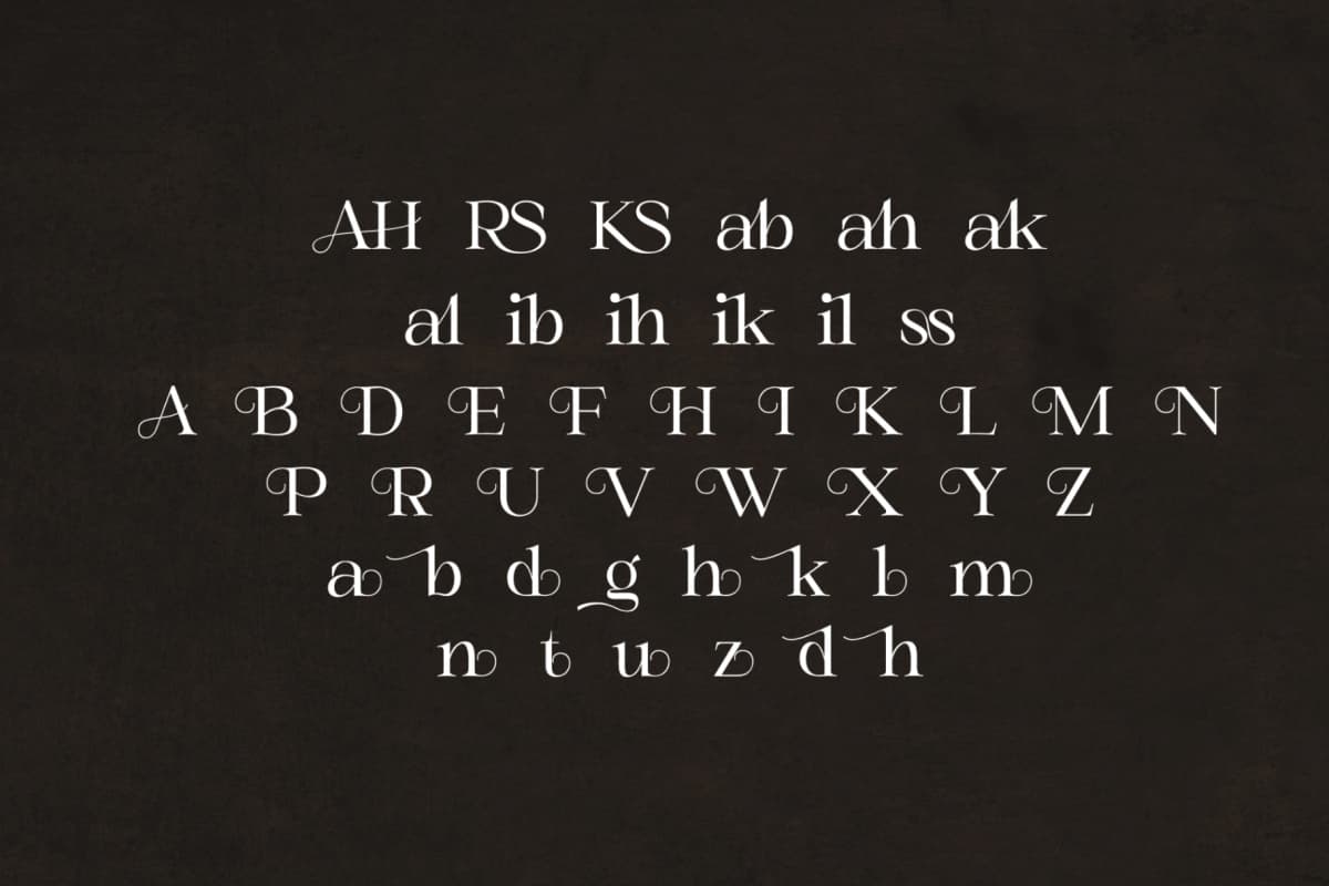 Gold & Song - Modern Serif Font font preview 13