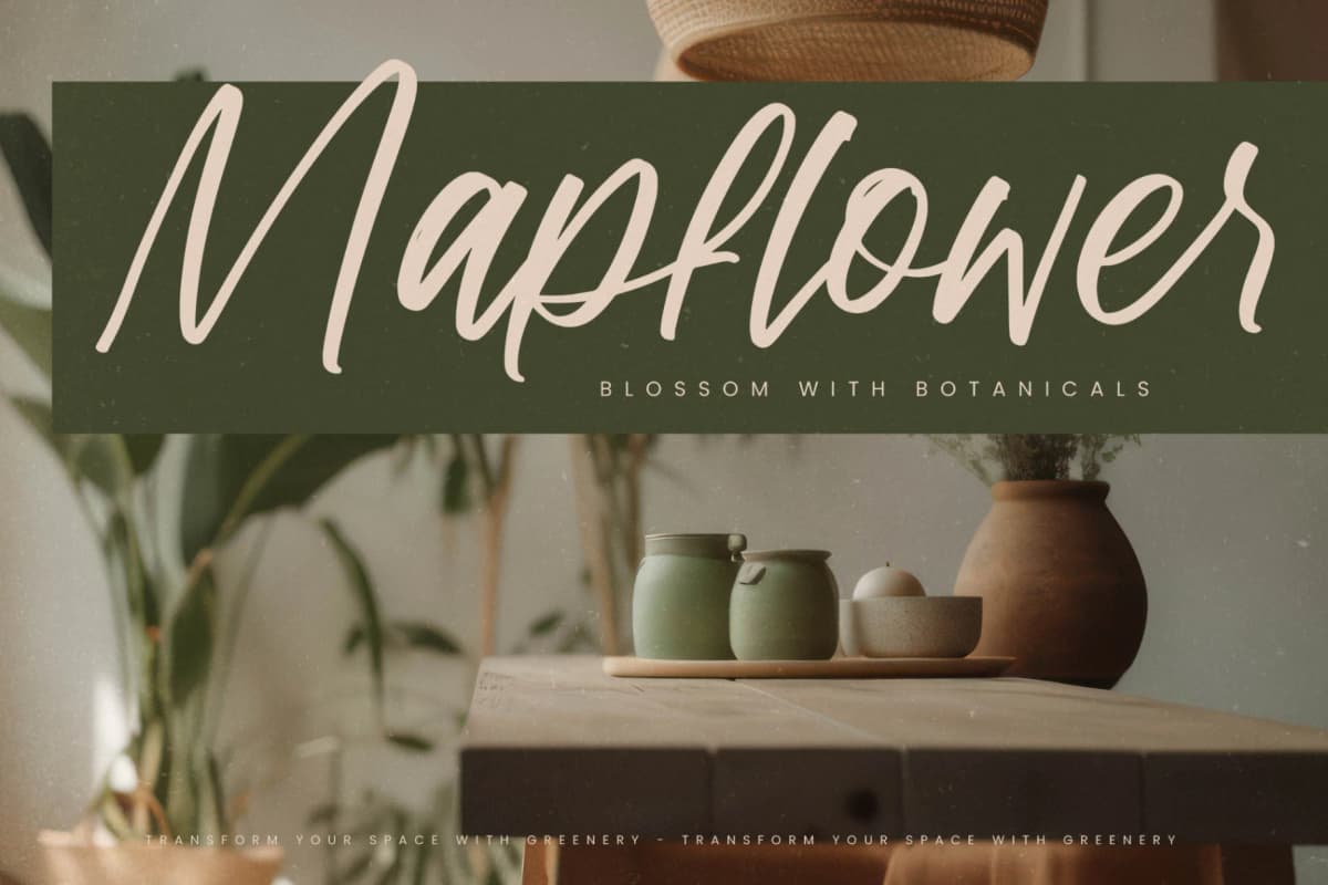 Golden Forest – Modern Handwritten Script font preview 3
