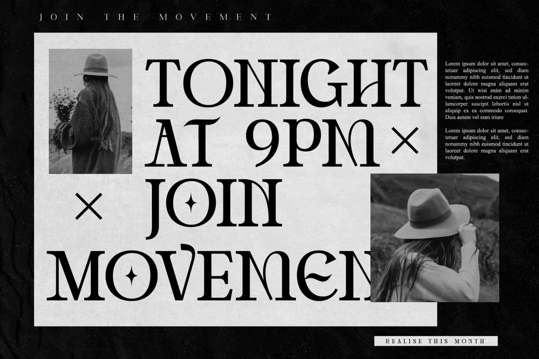 Preview 3 for Glow Night - Stylish Serif Font