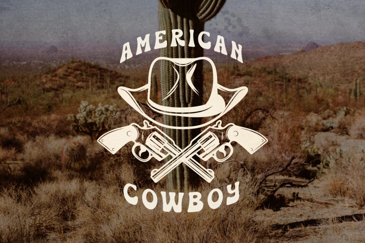 Huston - Western Display Font font preview 2