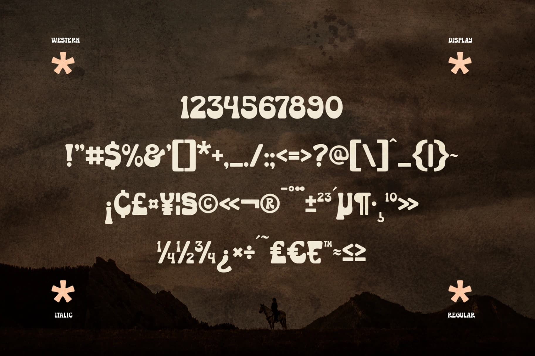 Preview 13 for Huston - Western Display Font