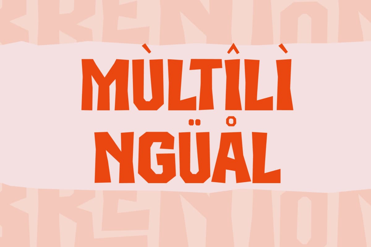 Brenton - Quirky Display Font font preview 10