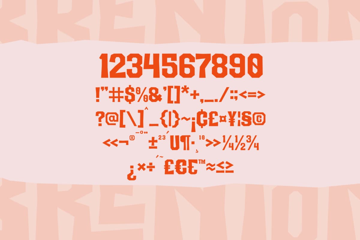 Brenton - Quirky Display Font font preview 12