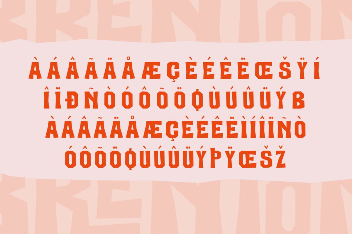 Brenton - Quirky Display Font font preview 14