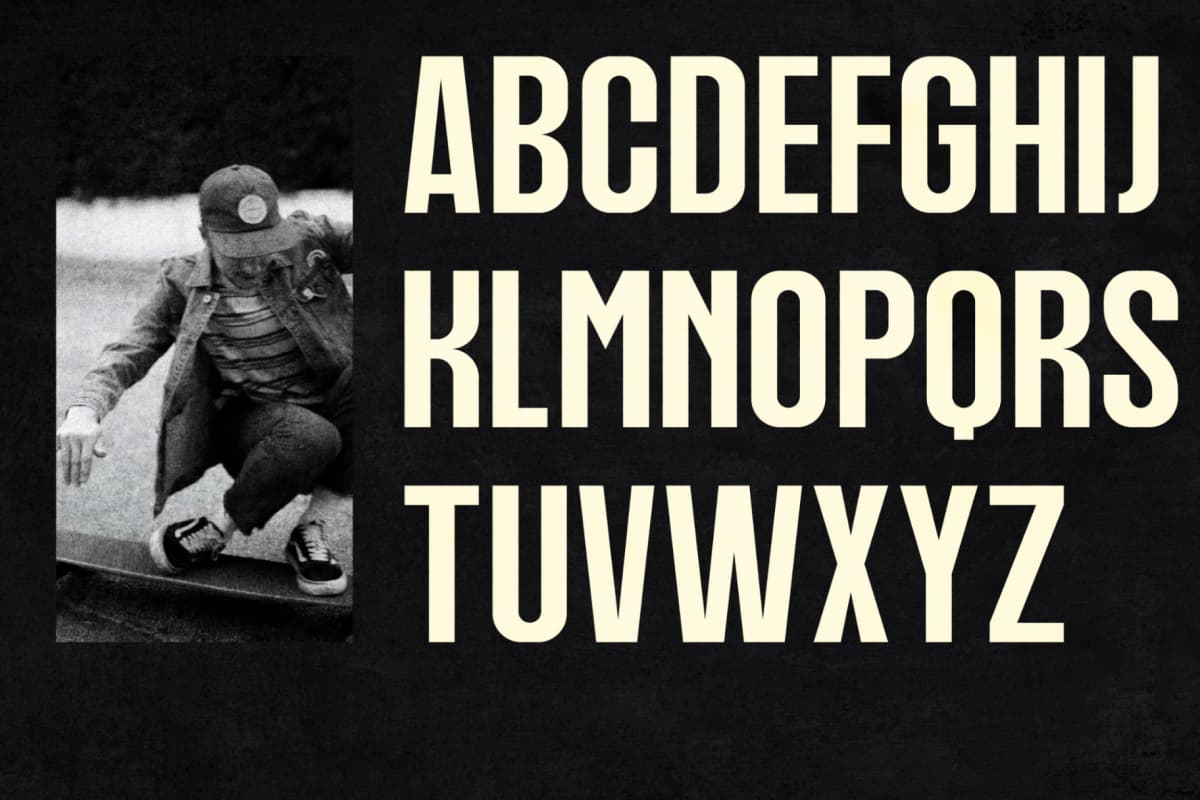 Tackerlen - Modern Sans Serif Font font preview 3