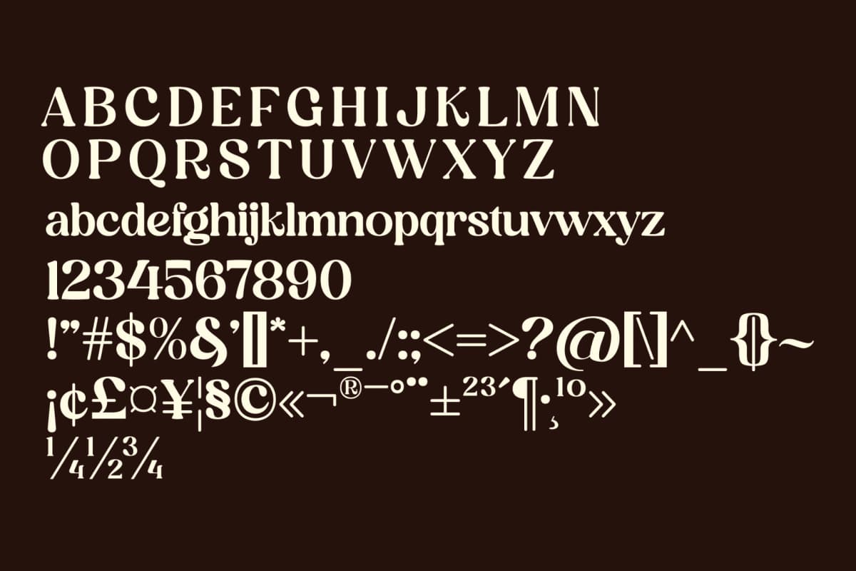 Magisho - Stylish Vintage Serif Font font preview 12