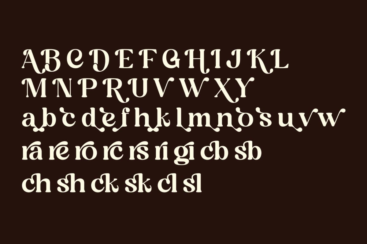 Magisho - Stylish Vintage Serif Font font preview 13