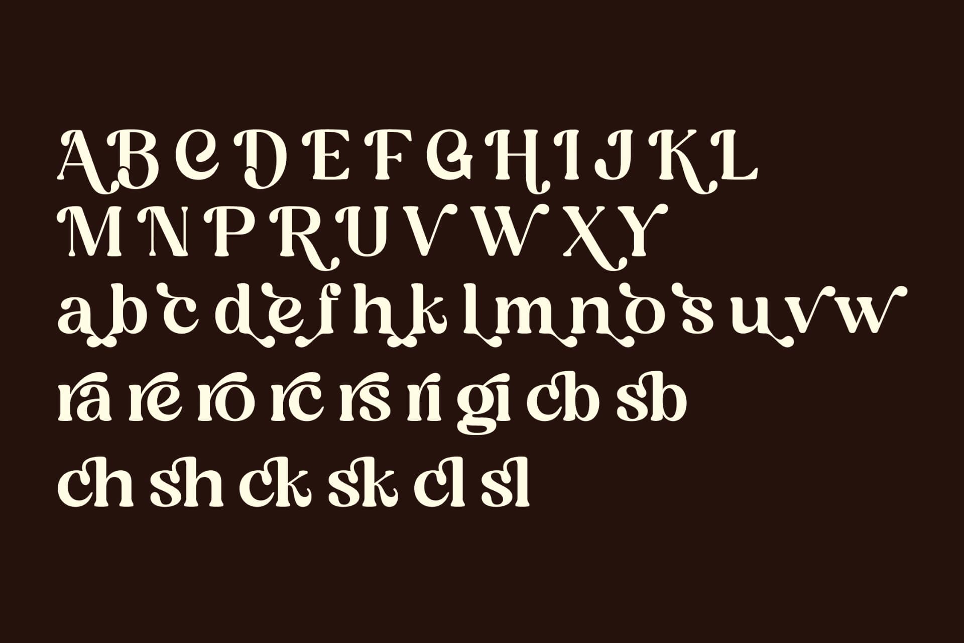 Preview 13 for Magisho - Stylish Vintage Serif Font