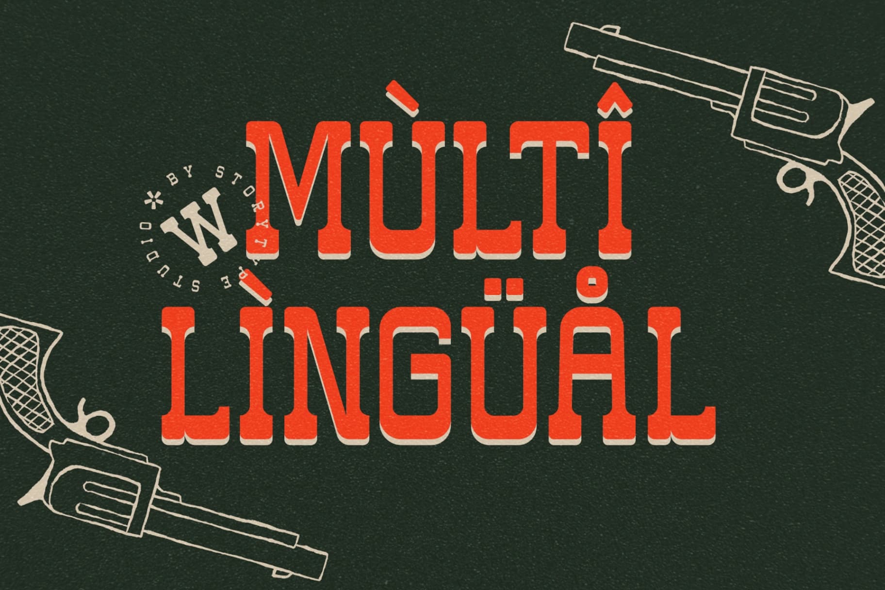 Preview 12 for Western Carlo - Retro Slab Serif Font