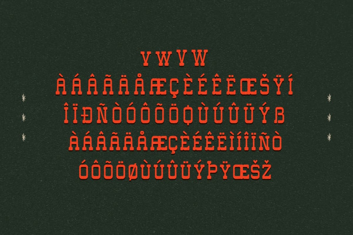 Preview 14 for Western Carlo - Retro Slab Serif Font