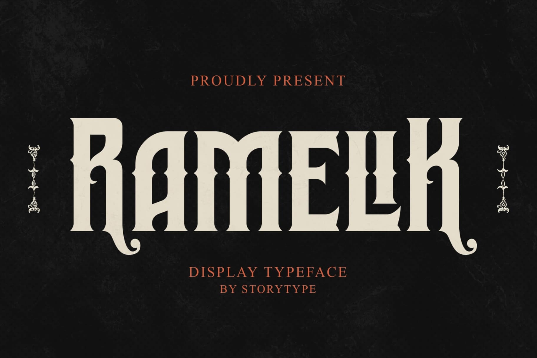 Preview of Ramelik - Display Typeface Font font