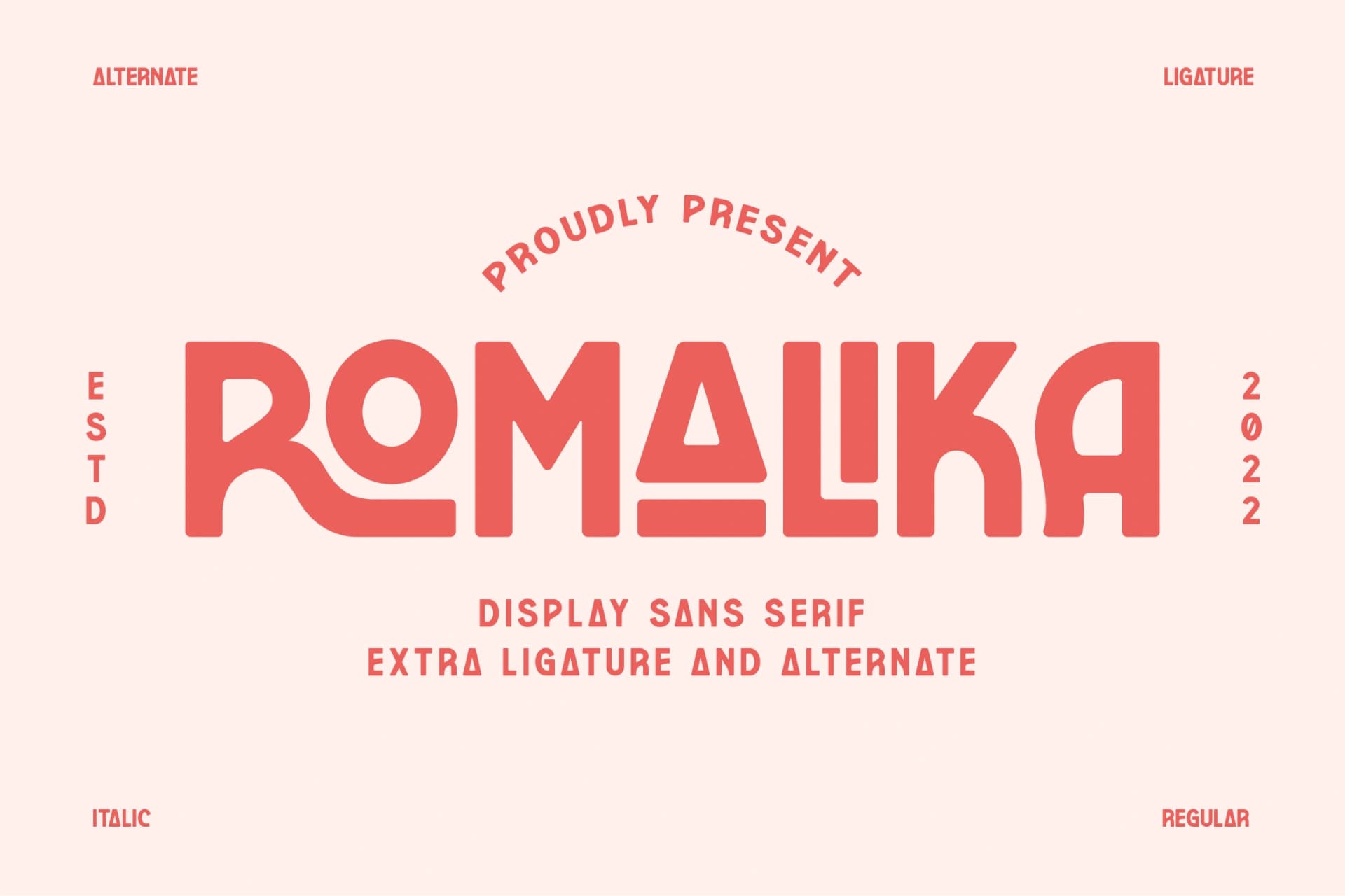 Preview 16 for Romalika - Display Sans Serif Font