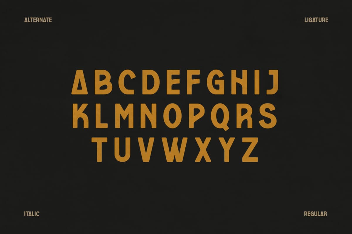 Romalika - Display Sans Serif Font font preview 11