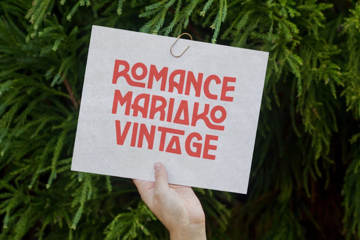 Romalika - Display Sans Serif Font font preview 6