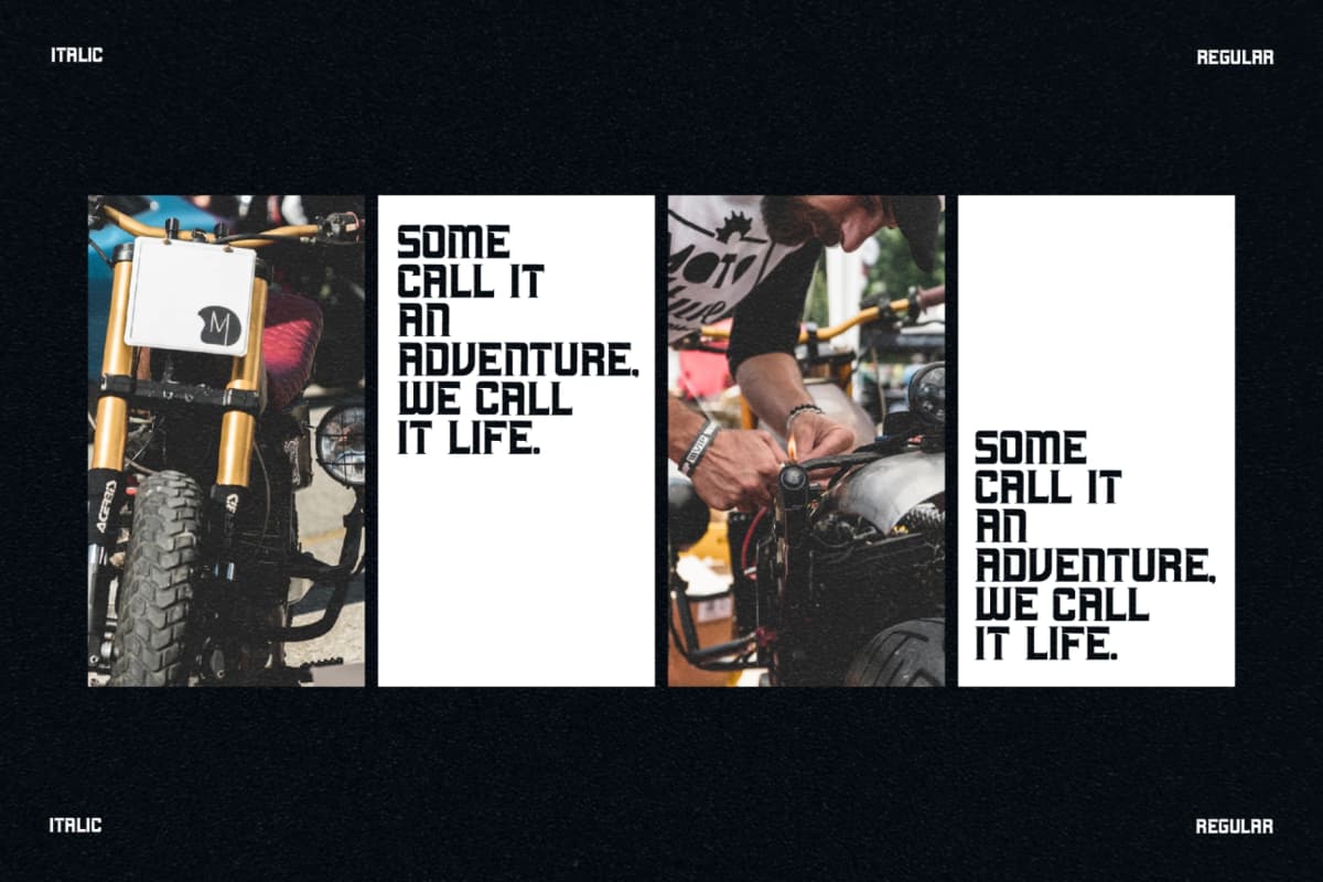 Preview 11 for Machine - Display Typeface Font