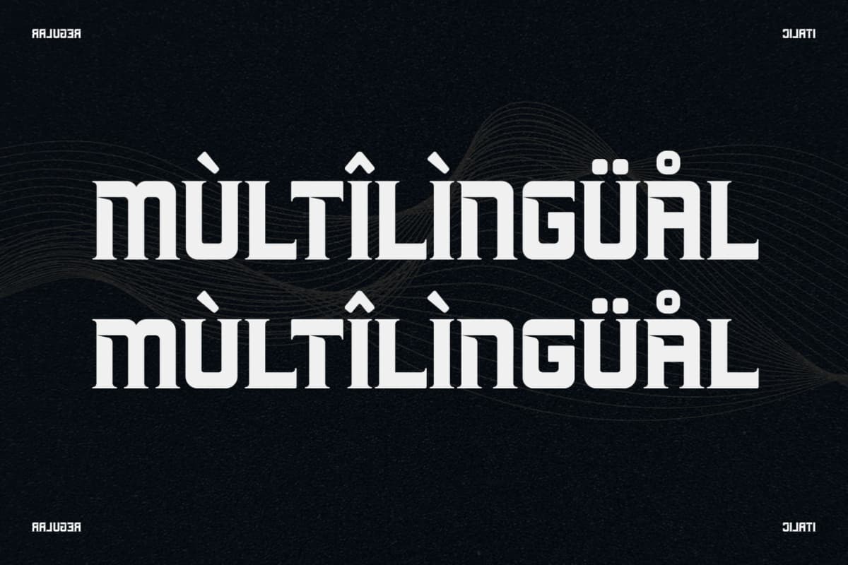 Preview 12 for Machine - Display Typeface Font