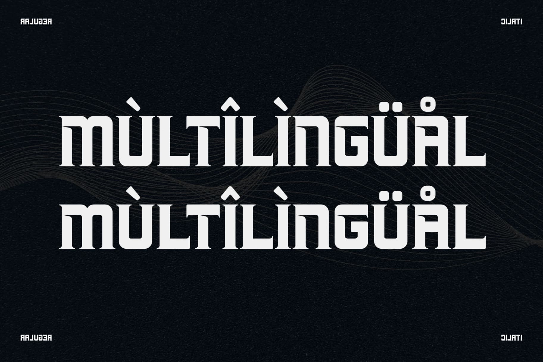 Preview 12 for Machine - Display Typeface Font