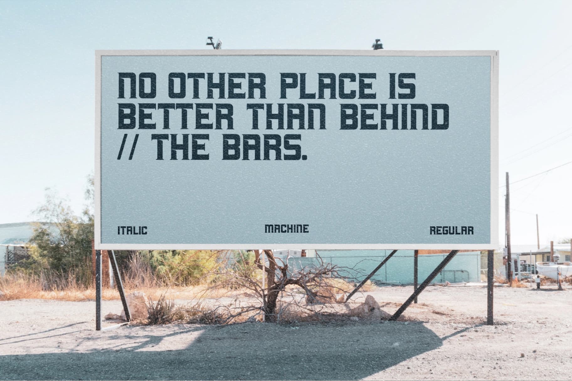 Preview 10 for Machine - Display Typeface Font