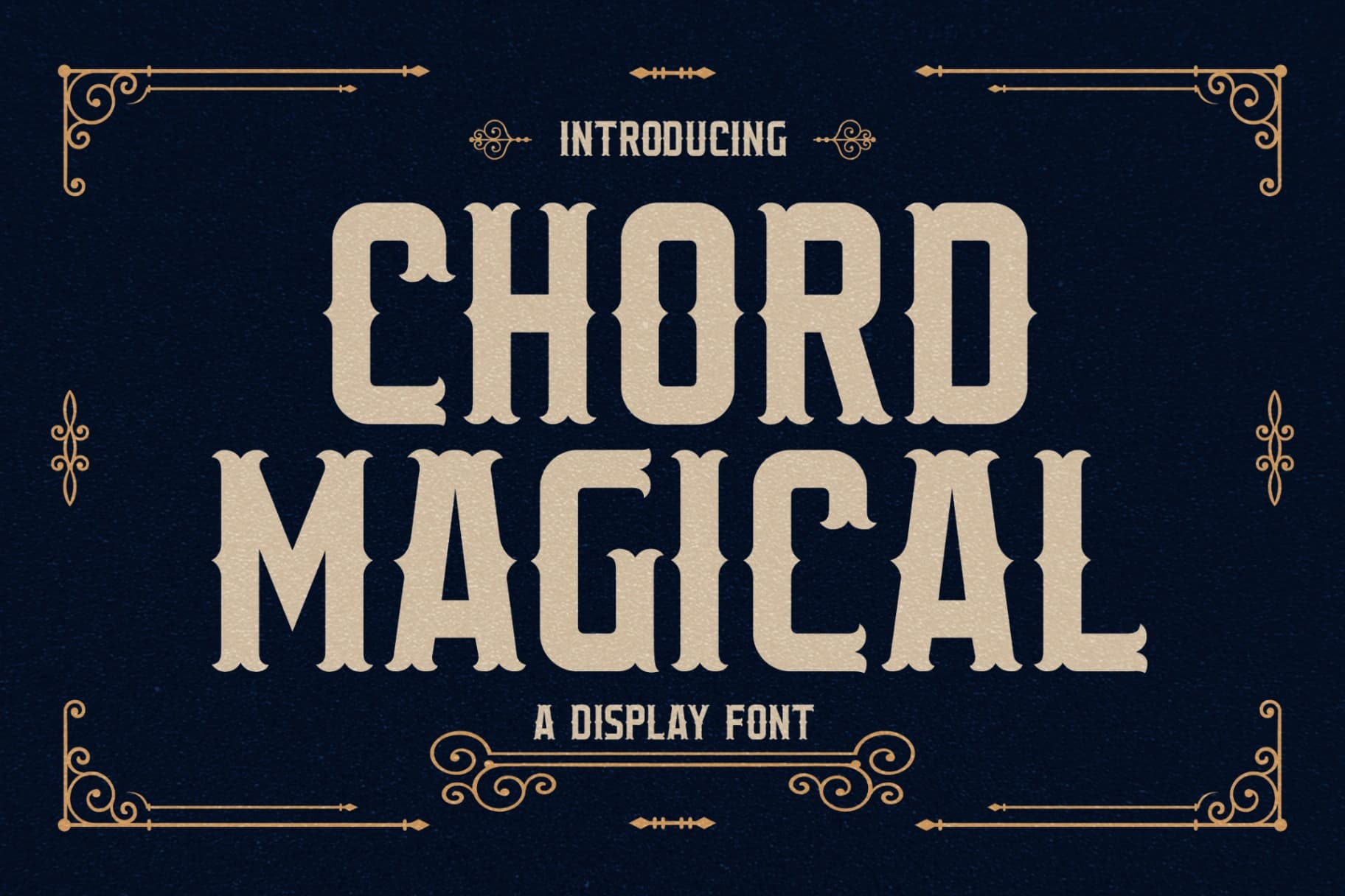 Preview 1 for Chord Magical - Display Font