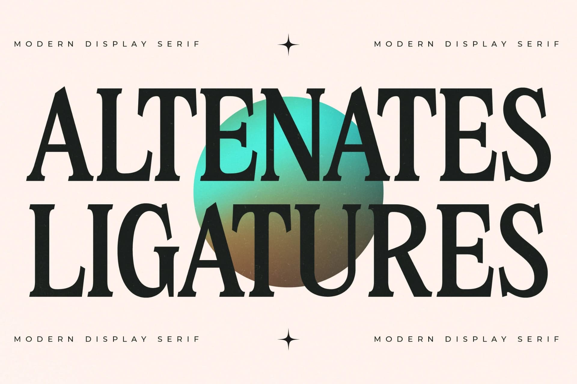 Preview 10 for Nightbor – Modern Display Serif