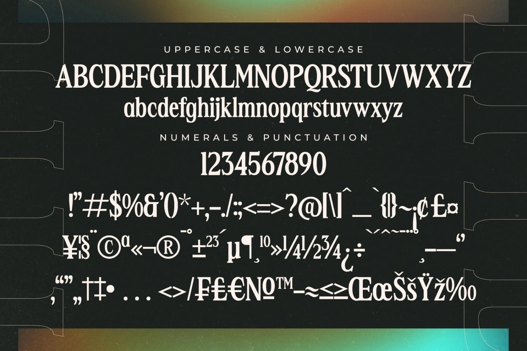 Preview 13 for Nightbor – Modern Display Serif