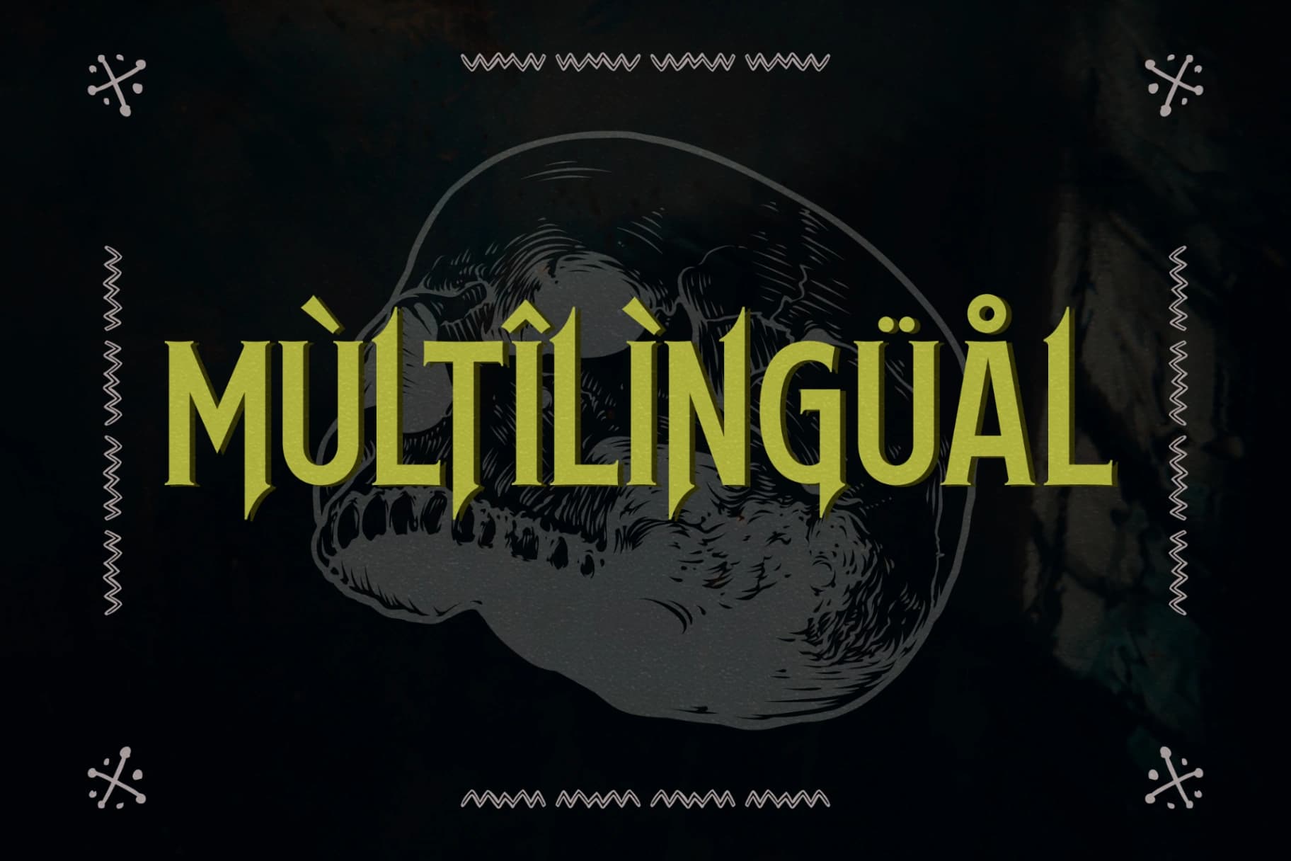 Preview 11 for Black Gohan - Display Typeface Font