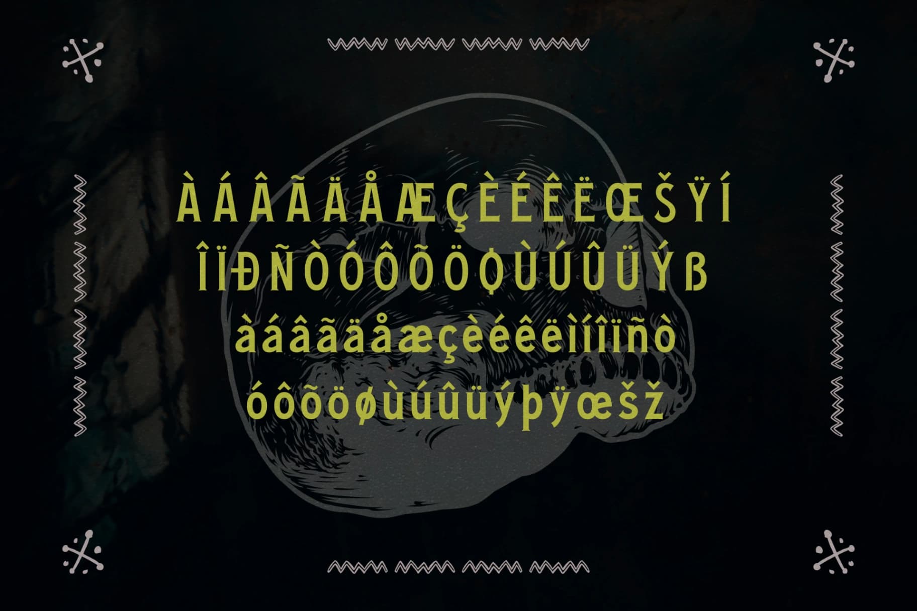 Preview 14 for Black Gohan - Display Typeface Font