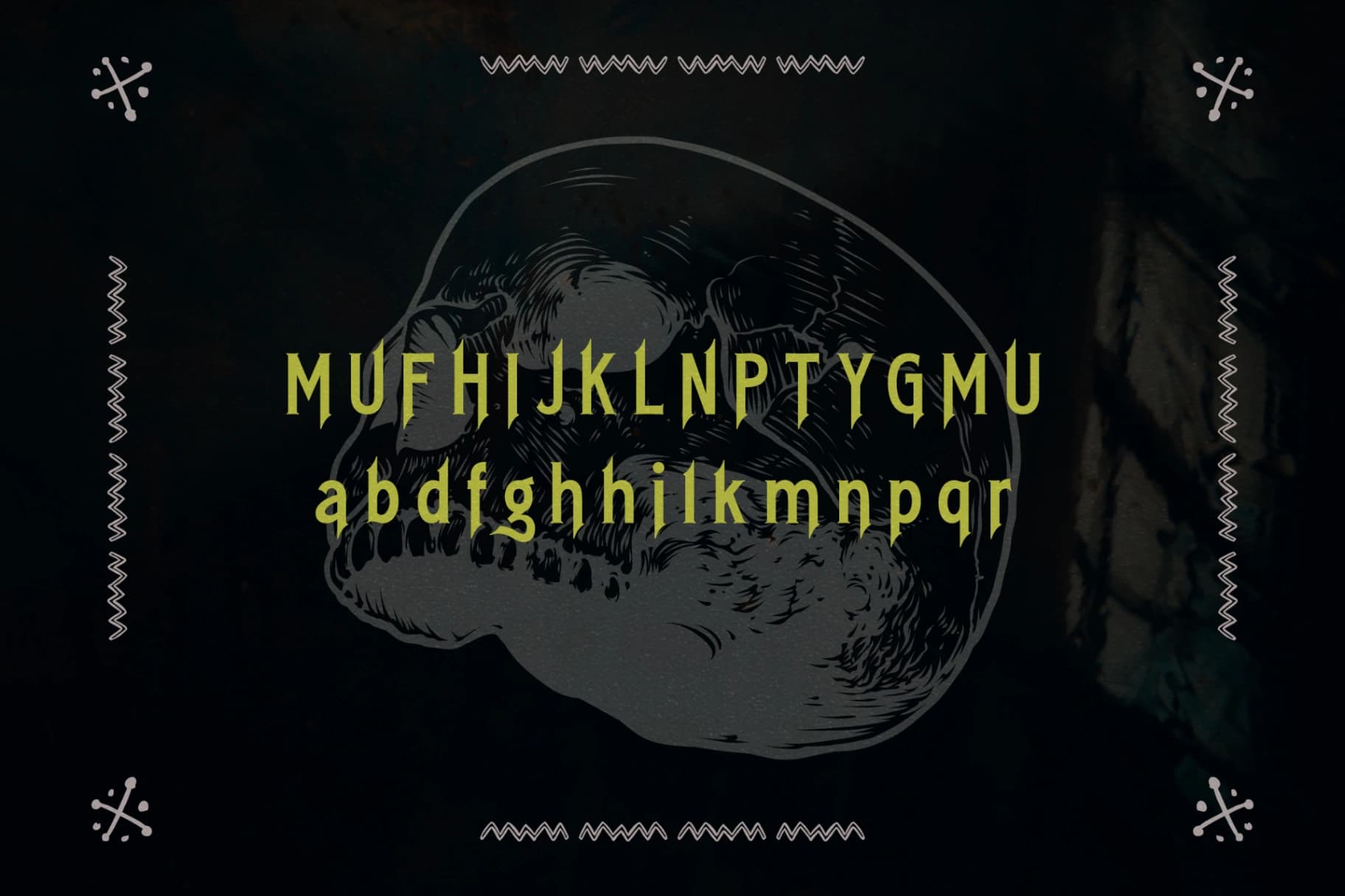 Preview 13 for Black Gohan - Display Typeface Font