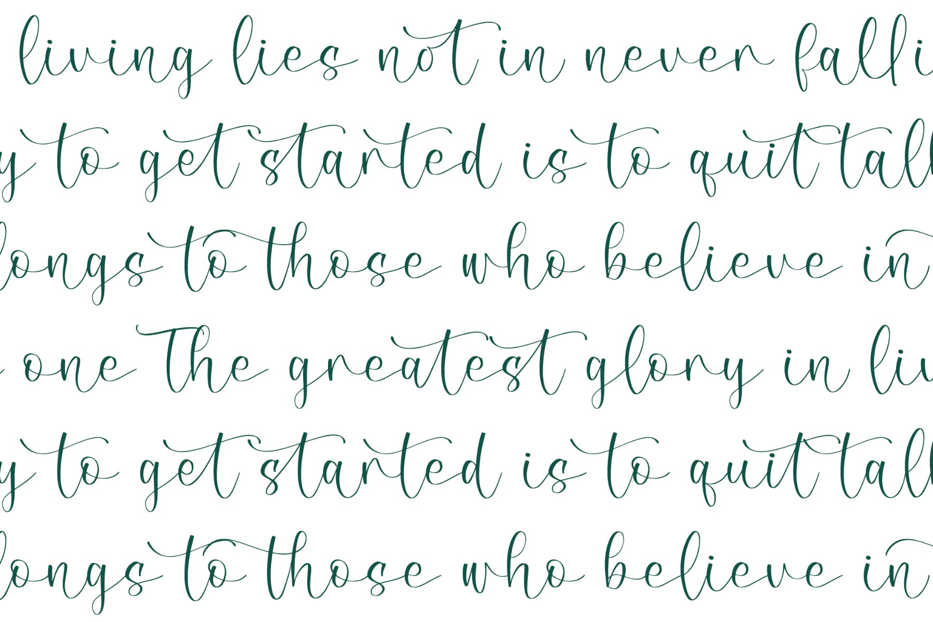 Preview 9 for Sofiah Grycelin – Beautiful Script Font