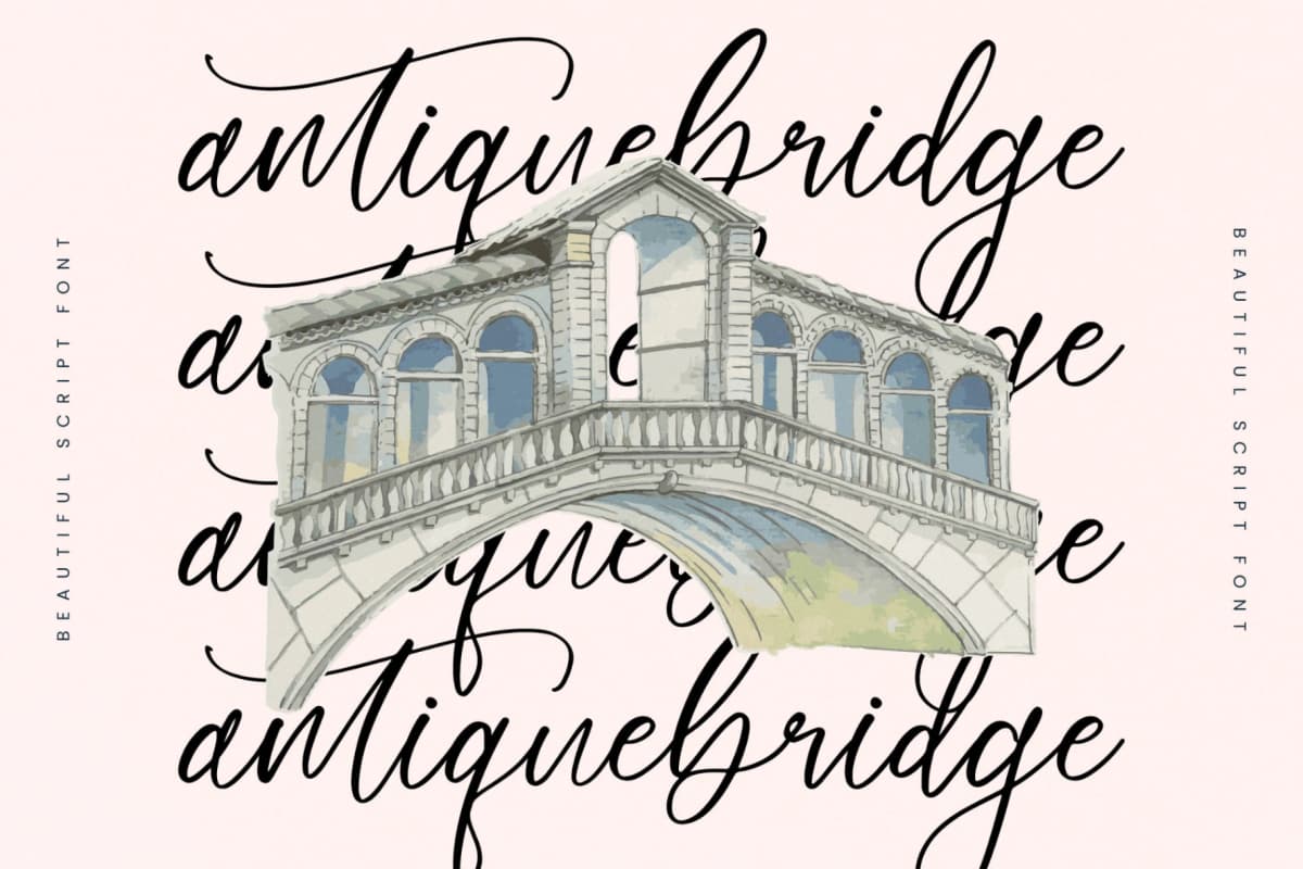 Preview 3 for Floresta Castello – Beautiful Script Font