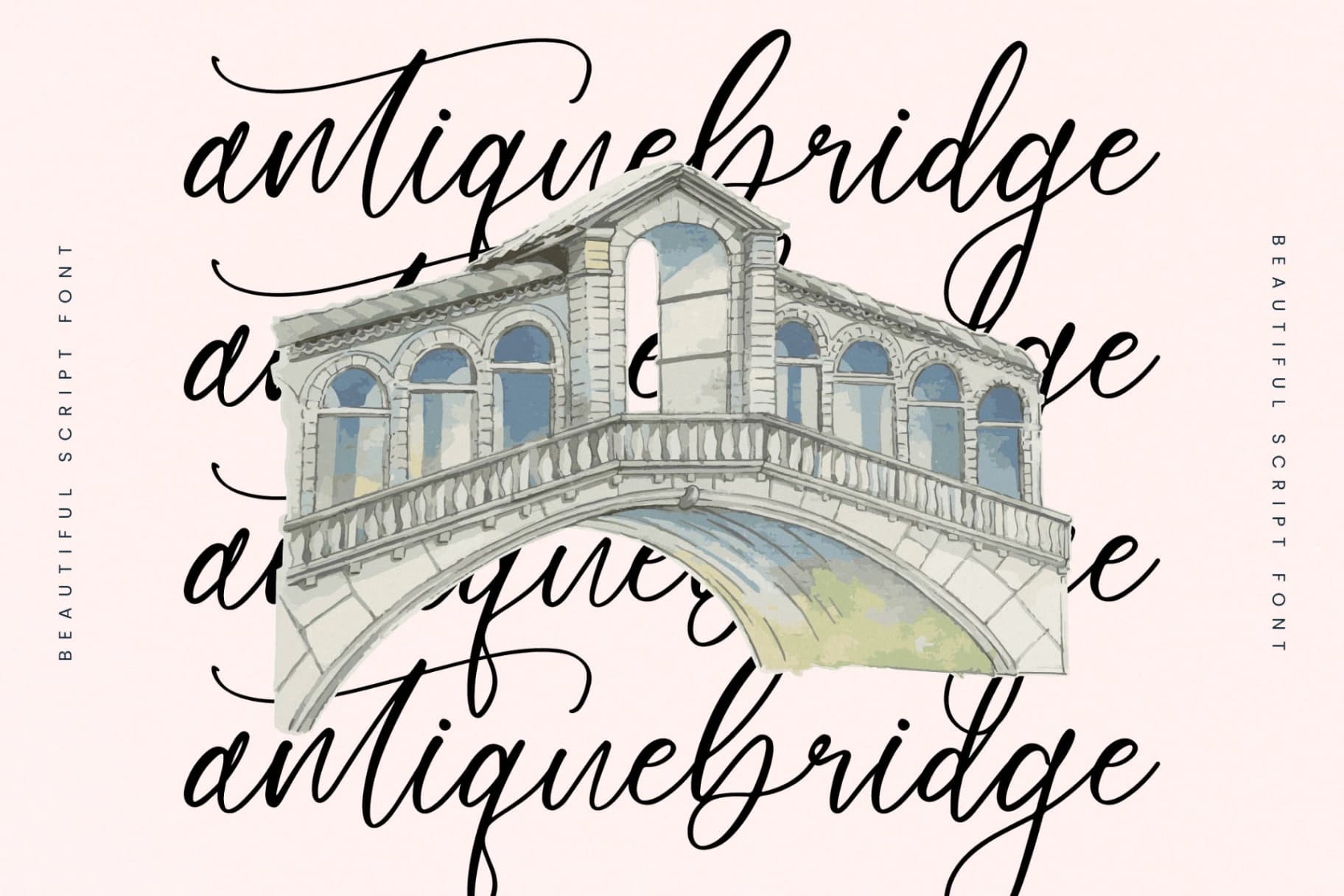 Preview 3 for Floresta Castello – Beautiful Script Font