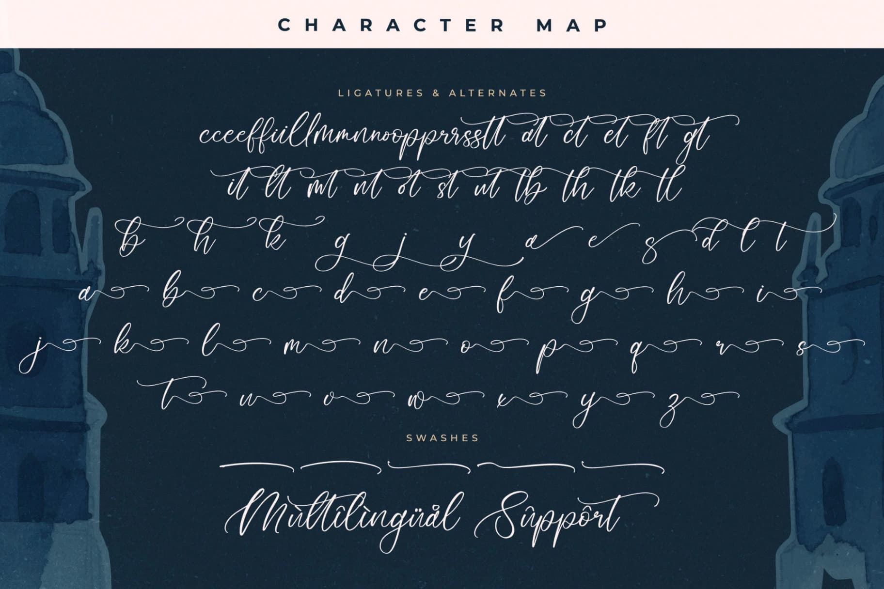 Preview 14 for Floresta Castello – Beautiful Script Font