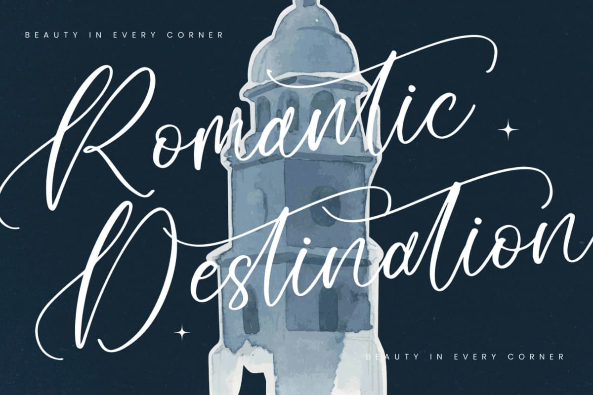 Preview 6 for Floresta Castello – Beautiful Script Font