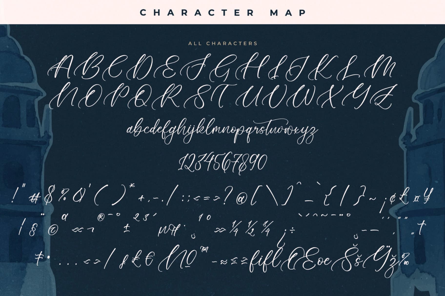 Preview 13 for Floresta Castello – Beautiful Script Font